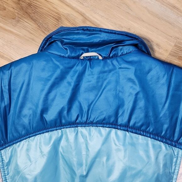🔸️Lands End Turquoise Lightweight Puffer Jacket Small - Picture 5 of 12